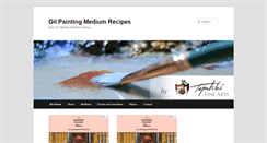 Desktop Screenshot of paintingmediums.conteart.com